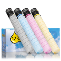 Lexmark aanbieding: 86C0HK0 / 76C0HC0, M0, YO zwart + 3 kleuren (123inkt huismerk)  131979
