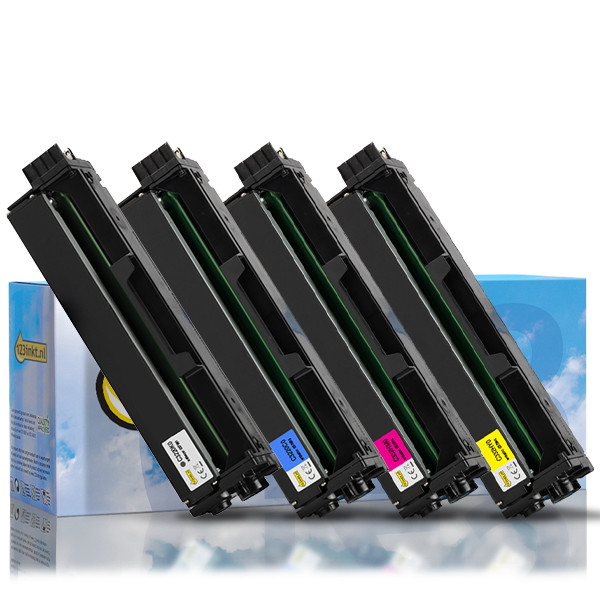 Lexmark aanbieding: C3220K0, C0, M0, Y0 zwart + 3 kleuren (123inkt huismerk)  131990 - 1