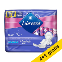 Aanbieding: 5x Libresse Maxi Goodnight maandverband (10 stuks)