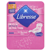 Libresse Ultra Thin maandverband met vleugels normal (14 stuks) SLI00015