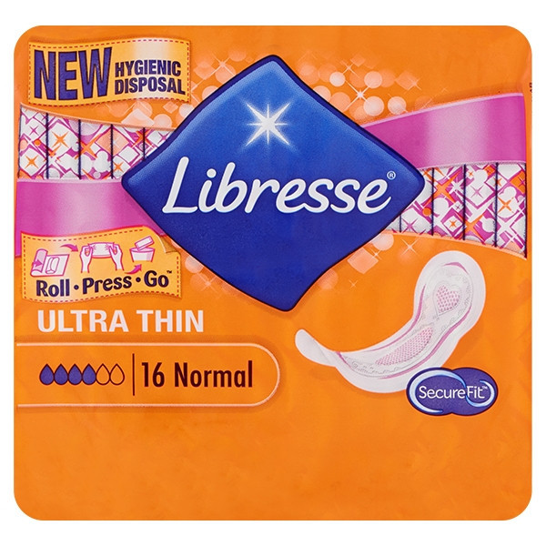 Libresse Ultra Thin maandverband normal (16 stuks) SLI00014 - 1
