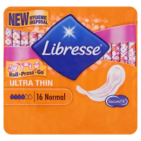 Libresse Ultra Thin maandverband normal (16 stuks) SLI00014