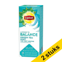 Aanbieding: 2x Lipton FGS Groene Thee Munt (6 x 25 stuks)