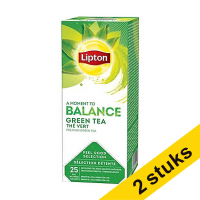 Aanbieding: 2x Lipton FGS Groene thee (6 x 25 stuks)