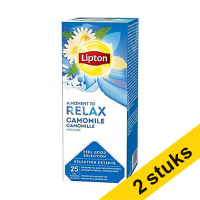 Aanbieding: 2x Lipton FGS Kamille thee (6 x 25 stuks)