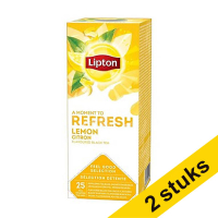 Aanbieding: 2x Lipton FGS Zwarte Thee Citroen (6 x 25 stuks)