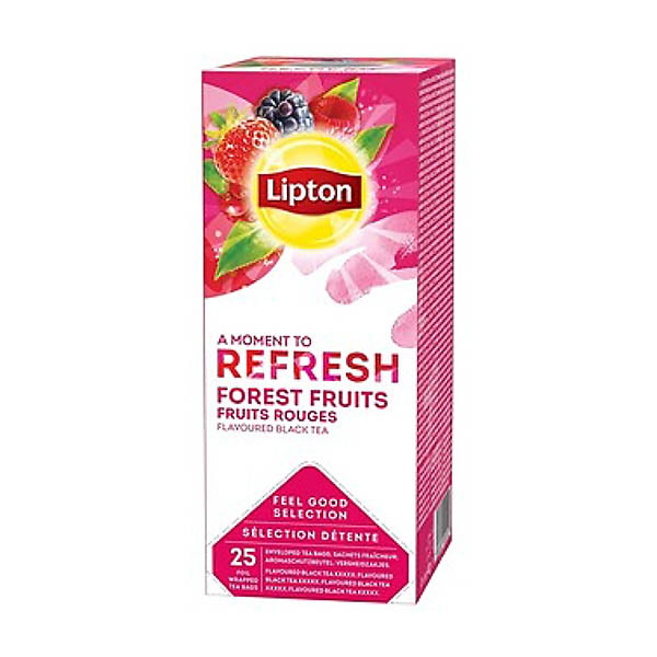 Lipton FGS Zwarte Thee Bosvruchten (6 x 25 stuks) 587788 423407 - 1
