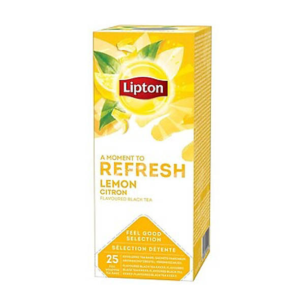 Lipton FGS Zwarte Thee Citroen (6 x 25 stuks) 587745 423408 - 1