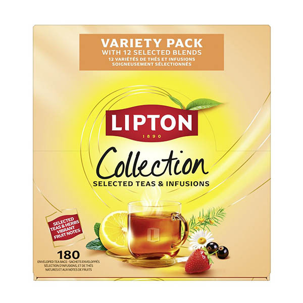 Lipton Feel Good Selection assortimentsdoos (180 stuks) 137151 Lipton Feel Good Selection assortimentsdoos (180 stuks) 137151 - 1