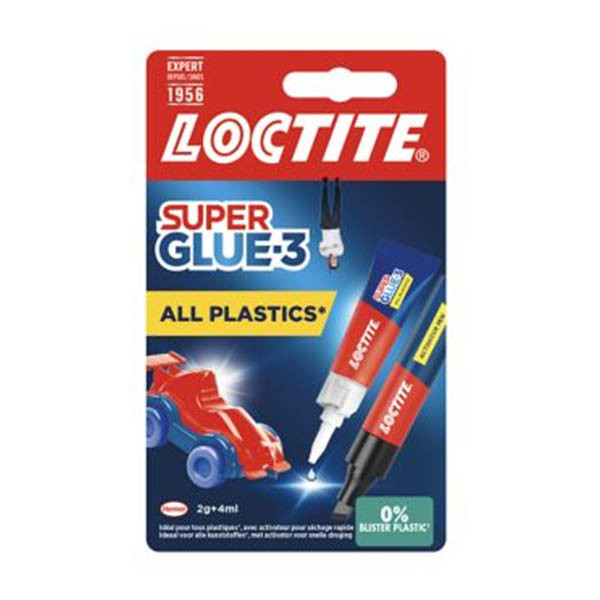 Loctite plasticlijm (2 gram + 4 ml) 494516 - 1