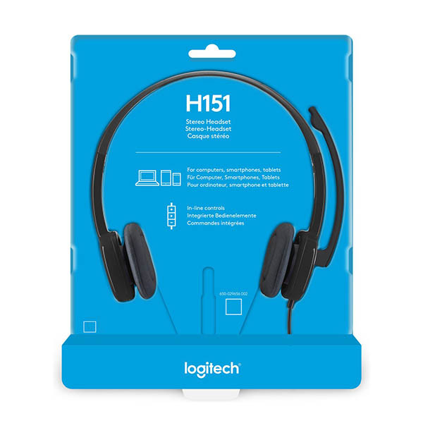 Logitech H151 stereo bekabelde headset 404010 - 5