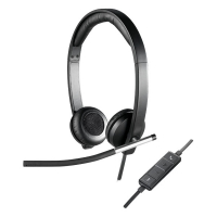 Logitech H650e stereo bekabelde headset 981-000519 828079