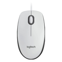 Logitech M100 muis met kabel wit 910-005004 910-006764 828105