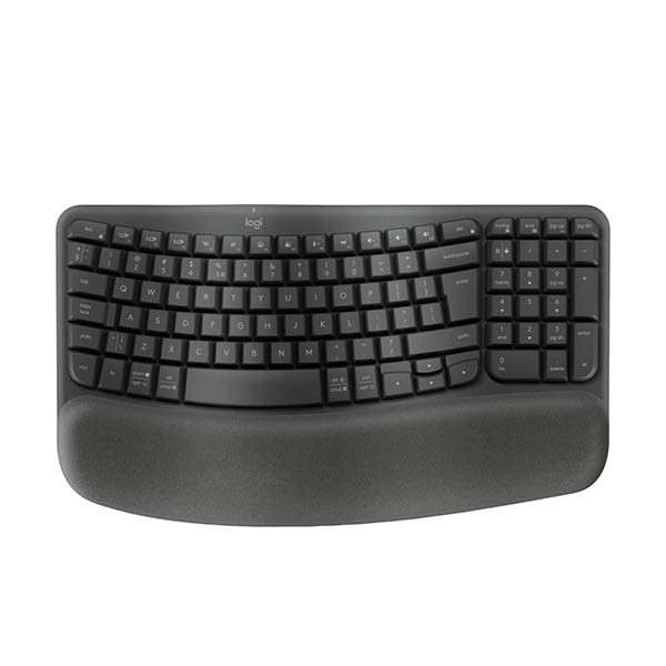 Logitech Wave Keys ergonomisch draadloos toetsenbord 828208 - 1