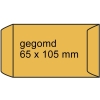 Loonzakje bruin 65 x 105 mm gegomd (1000 stuks)