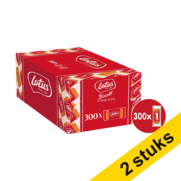 Aanbieding: 2x Lotus Biscoff speculoos (300 stuks) 422957 - 1