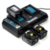 Startset: 3x Makita BL1850B / 18V LXT accu + duolader (18 V, 5.0 Ah, origineel AMA00546 - 1