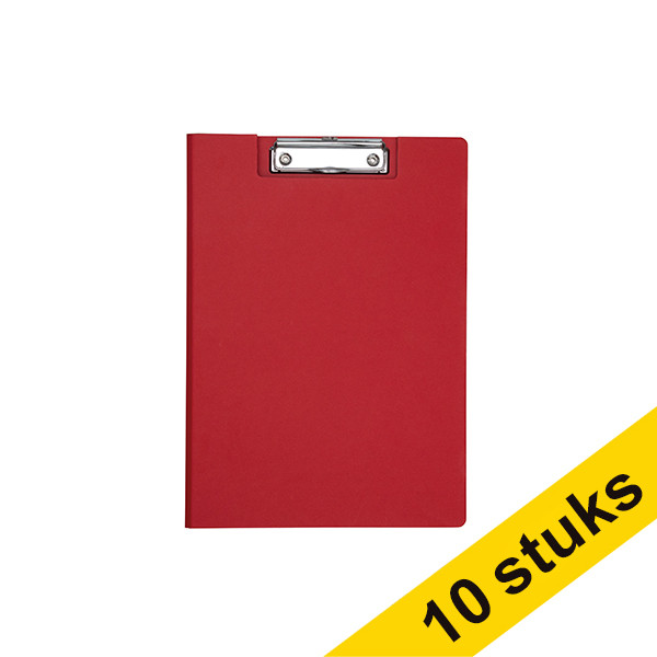 Aanbieding: 10x Maul Balance klembord met omslag rood A4 staand 424883 - 1