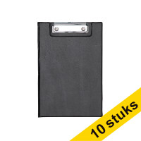Aanbieding: 10x Maul klembord met insteek zwart A5 staand