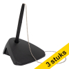 Aanbieding: 3x Maul baliepen van recycled kunststof zwart 424916 - 1