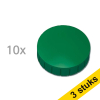 Aanbieding: 3x Maul magneten extra sterk 38 mm groen (10 stuks) 424817 - 1