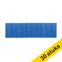 Aanbieding: 3x Maul magneten rechthoek 54 x 19 mm blauw (10 stuks)