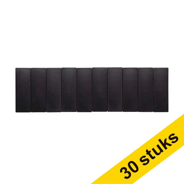 Aanbieding: 3x Maul magneten rechthoek 54 x 19 mm zwart (10 stuks) 424826 - 1