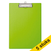 Aanbieding: 5x Maul klembord lichtgroen A4 staand 402442 - 1
