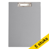 Aanbieding: 5x Maul klembord zilver A4 staand 402443 - 1