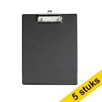 Aanbieding: 5x Maul klembord zwart A5 staand 402462