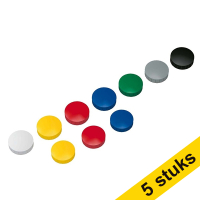 Aanbieding: 5x Maul magneten 32 mm gekleurd (10 stuks) 424824