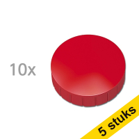 Aanbieding: 5x Maul magneten 32 mm rood (10 stuks) 424806
