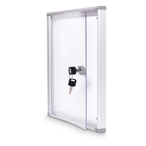 Maul Extraslim binnenvitrine 1 x A4 aluminium 6820108 402391 - 2