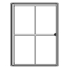 Maul Extraslim binnenvitrine 4 x A4 aluminium 6820408 402394 - 2