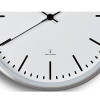 Maul Fly radiogestuurde aluminium wandklok zilvergrijs met witte wijzerplaat (Ø 30,5 cm) 9063402 402517 - 3