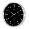 Maul Fly radiogestuurde aluminium wandklok zilvergrijs met zwarte wijzerplaat (Ø 30,5 cm) 9063490 402518 - 2