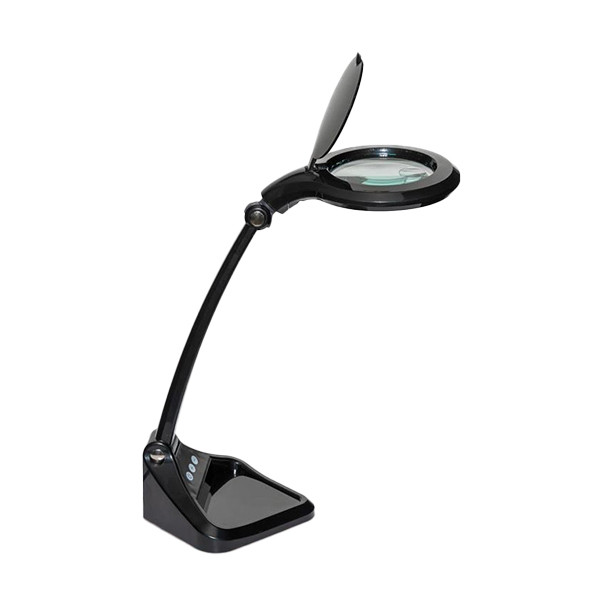 Maul Iris led-loeplamp met voet dimbaar zwart 8261290 424846 - 1