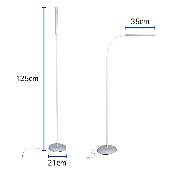 Maul MAULpirro led-vloerlamp dimbaar wit 8234802 402361 - 3