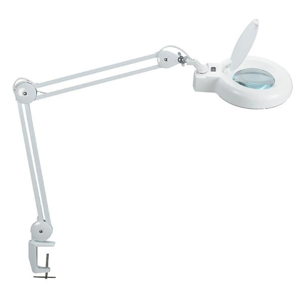 Maul MAULviso led-loeplamp met tafelklem wit 8263402 402161 - 1