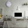 Maul Move radiogestuurde aluminium wandklok zilvergrijs met witte wijzerplaat (Ø 40 cm) 9063108 402493 - 5