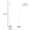 Maul Pirro led-vloerlamp dimbaar wit 8234802 402361 - 3