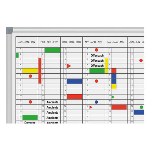 Maul Standard jaarplanner (1 x 12 maanden) 6466584 402387 - 2