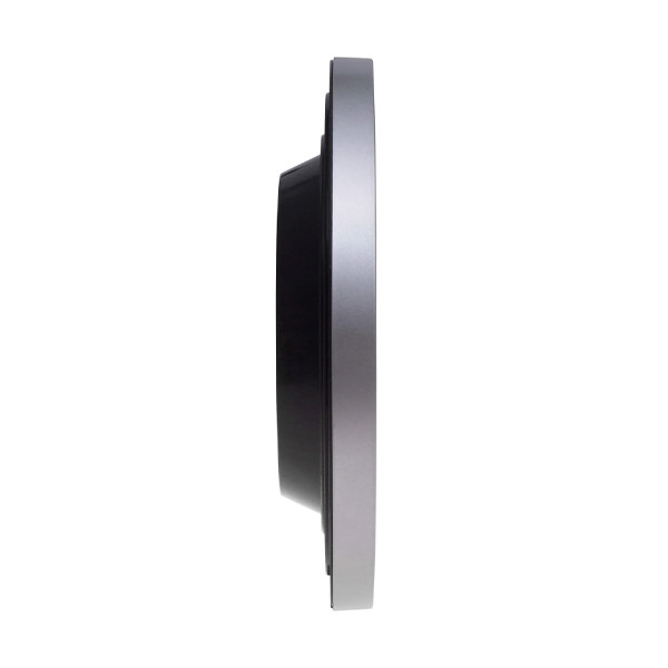 Maul Step radiogestuurde kunststof wandklok grijs met witte wijzerplaat (Ø 30 cm) 9053095 402497 - 3