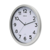 Maul Step radiogestuurde kunststof wandklok grijs met witte wijzerplaat (Ø 40 cm) 9054095 402494 - 2