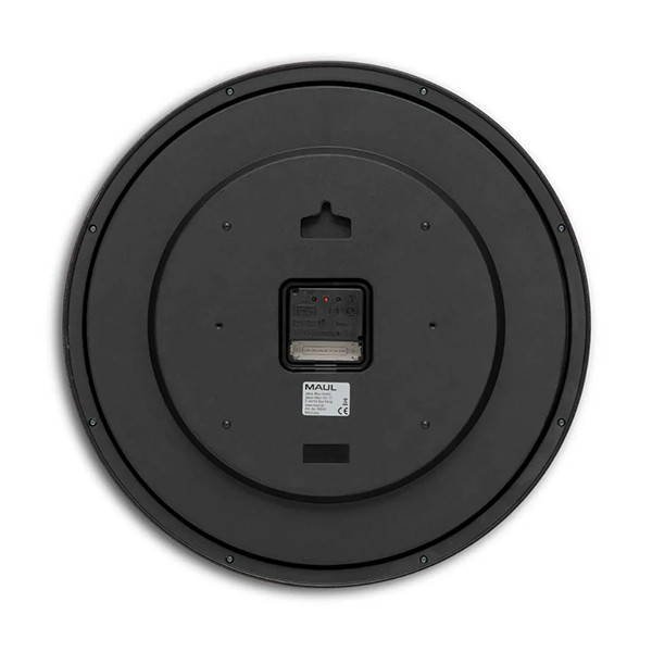 Maul Step radiogestuurde kunststof wandklok grijs met witte wijzerplaat (Ø 40 cm) 9054095 402494 - 4