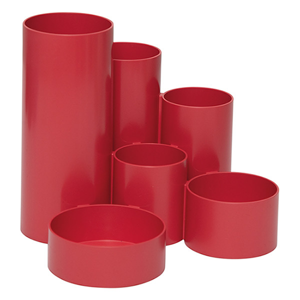 Maul Tubo pennenhouder van gerecycled kunststof rood 4115625 424904 - 1