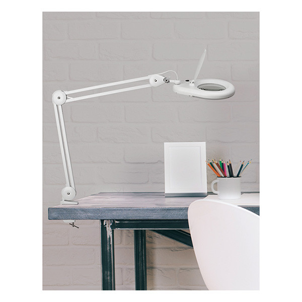 Maul Viso led-loeplamp met tafelklem wit 8263402 402161 - 4
