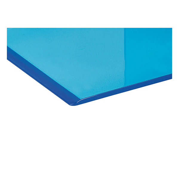 Maul acryl boekensteunen neonblauw transparant 13 x 10 x 10 cm (2 stuks) 3513631 402341 - 4