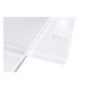 Maul acryl boekensteunen transparant 10 x 10 x 13 cm (2 stuks) 3513505 402196 - 2