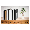 Maul acryl boekensteunen transparant 10 x 10 x 13 cm (2 stuks) 3513505 402196 - 5